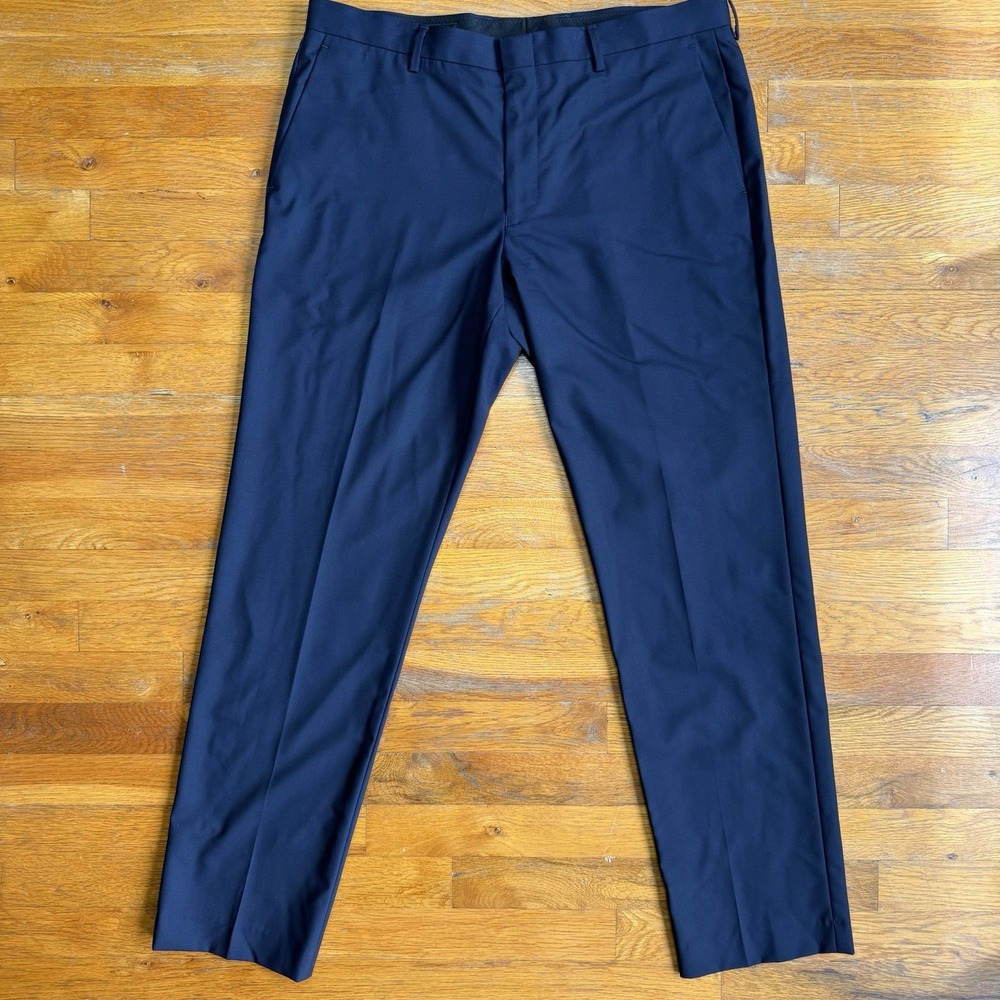 J CREW Pants Mens 35x32 Gray Ludlow Wool Loro Piana Super 120s Dress Trousers